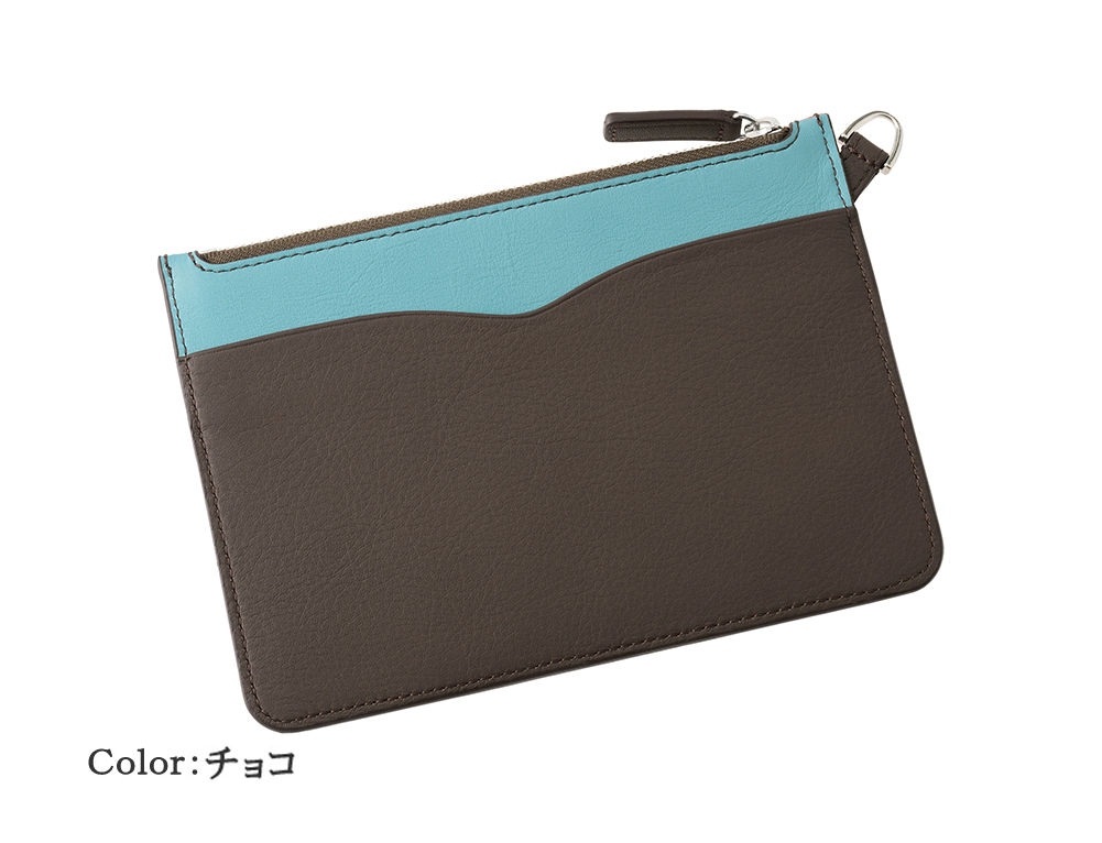 【J.PRESS】薄型ポーチ■マルチカラー