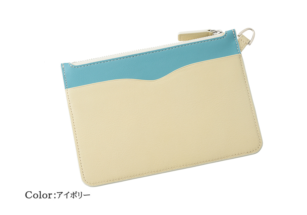【J.PRESS】薄型ポーチ■マルチカラー
