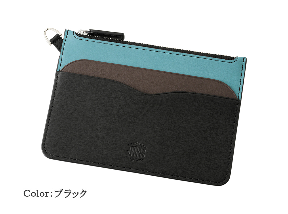 【J.PRESS】薄型ポーチ■マルチカラー