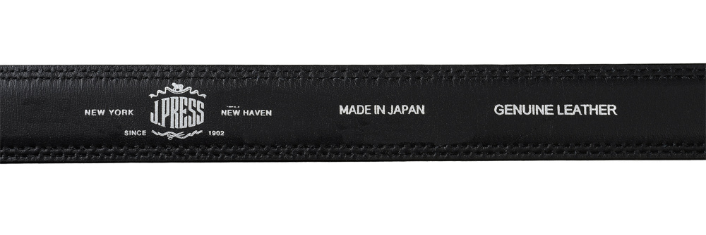 J.PRESS】Wステッチベルト(30mm幅)□バインダーキップ