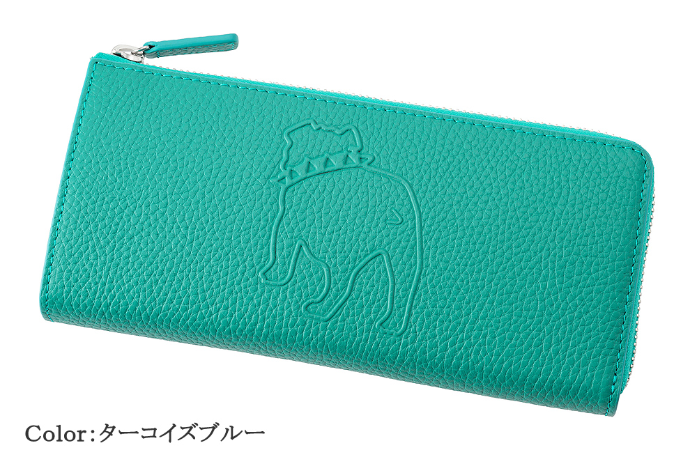 【J.PRESS】ハニーセル長財布(Ｌ字ラウンドファスナー)■バックブル