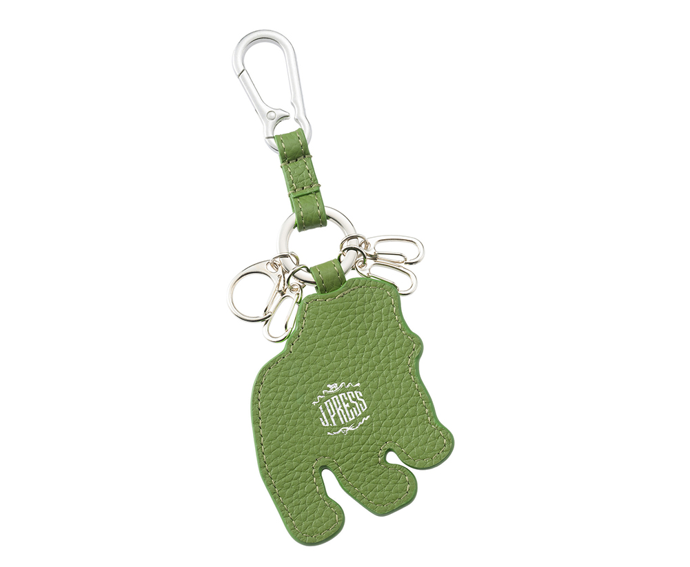 【J.PRESS】チャームキーホルダー■バックブル