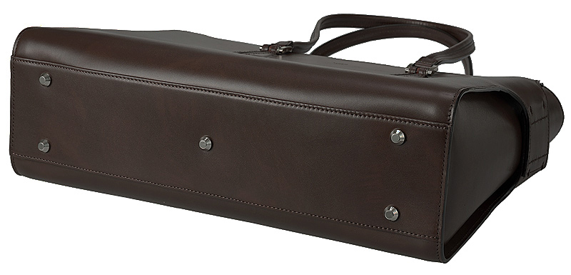 【キプリス】両あおりトートバッグ■シラサギレザー