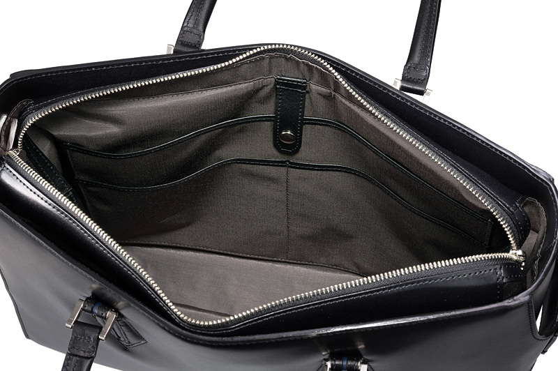 【キプリス】両あおりトートバッグ■シラサギレザー