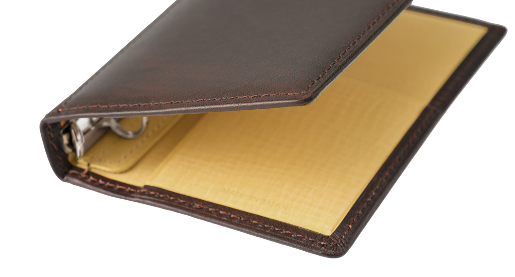 【キプリス】手帳（ミニ5穴11mm）■シラサギレザー画像