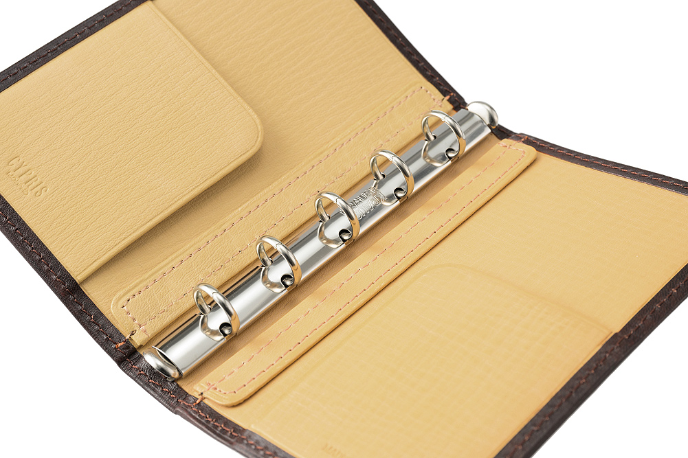 【キプリス】手帳（ミニ5穴11mm）■シラサギレザー画像