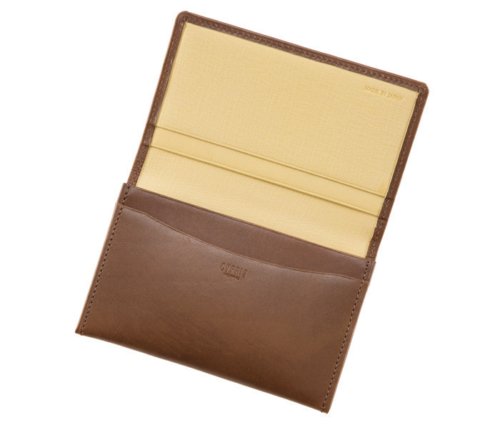 【キプリス】名刺入れ(ササマチ)■シラサギレザー