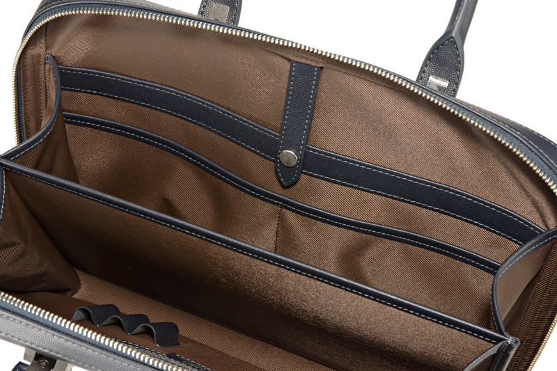 Fontanelli RECO'S イタリア製 ブリーフケース(未使用) Donato Vinci Italy】リサイクルレザーブリーフケース/ブラック