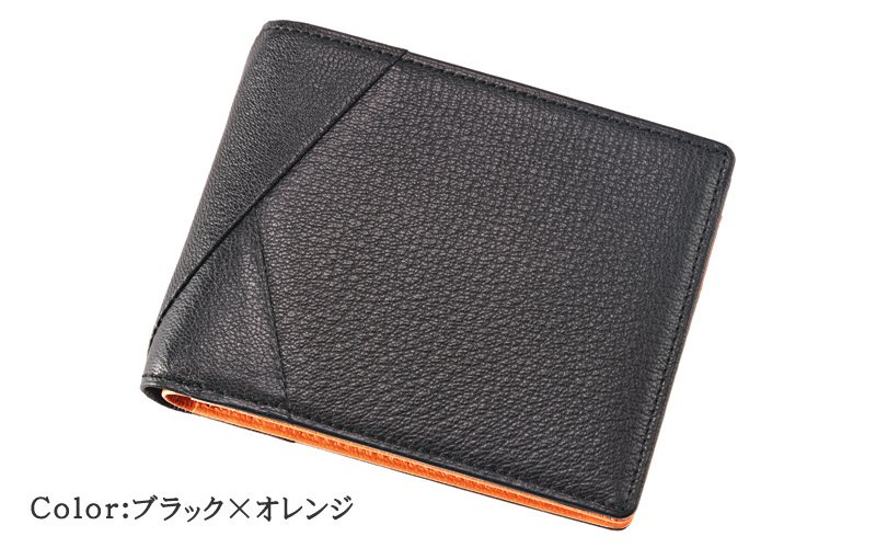 【キプリス】二つ折り財布(カード札入・小銭入れなし)■グリッターゴート