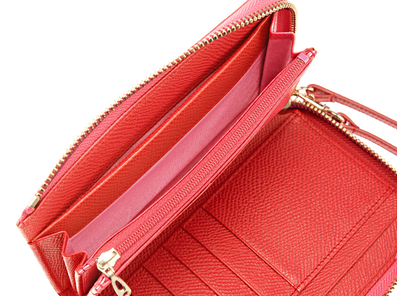 【キプリス】スマートフォン対応ミドル財布・ウォレッチ(Ｌ字ラウンドファスナー)■アレナリアワークス