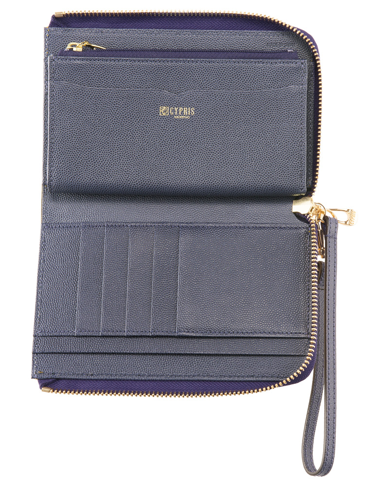 【キプリス】スマートフォン対応ミドル財布・ウォレッチ(Ｌ字ラウンドファスナー)■グラーノワークス