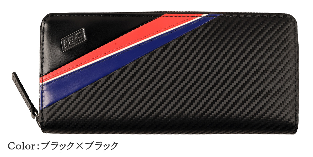 【ノイインテレッセ×HRC】ハニーセル長財布(ラウンドファスナー束入)■トリコロール