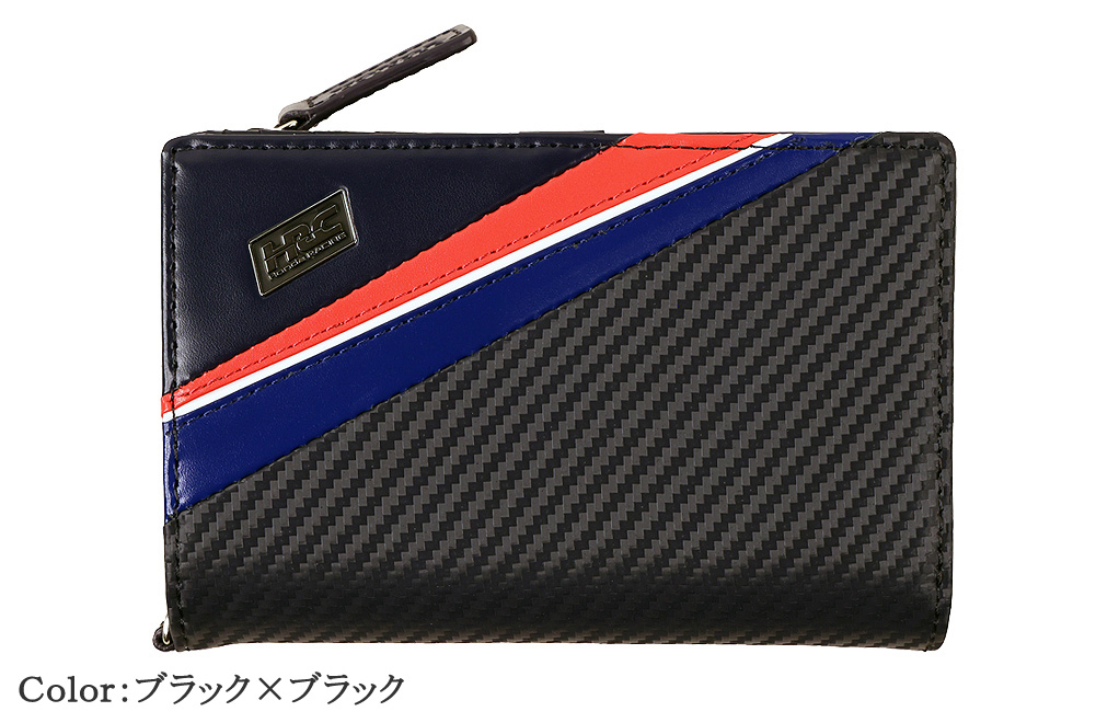 【ノイインテレッセ×HRC】二つ折り財布(ミドルウォレット)■トリコロール