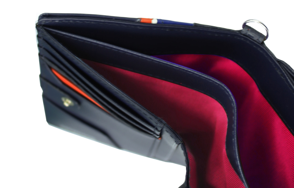 【ノイインテレッセ×HRC】二つ折り財布(ミドルウォレット)■トリコロール