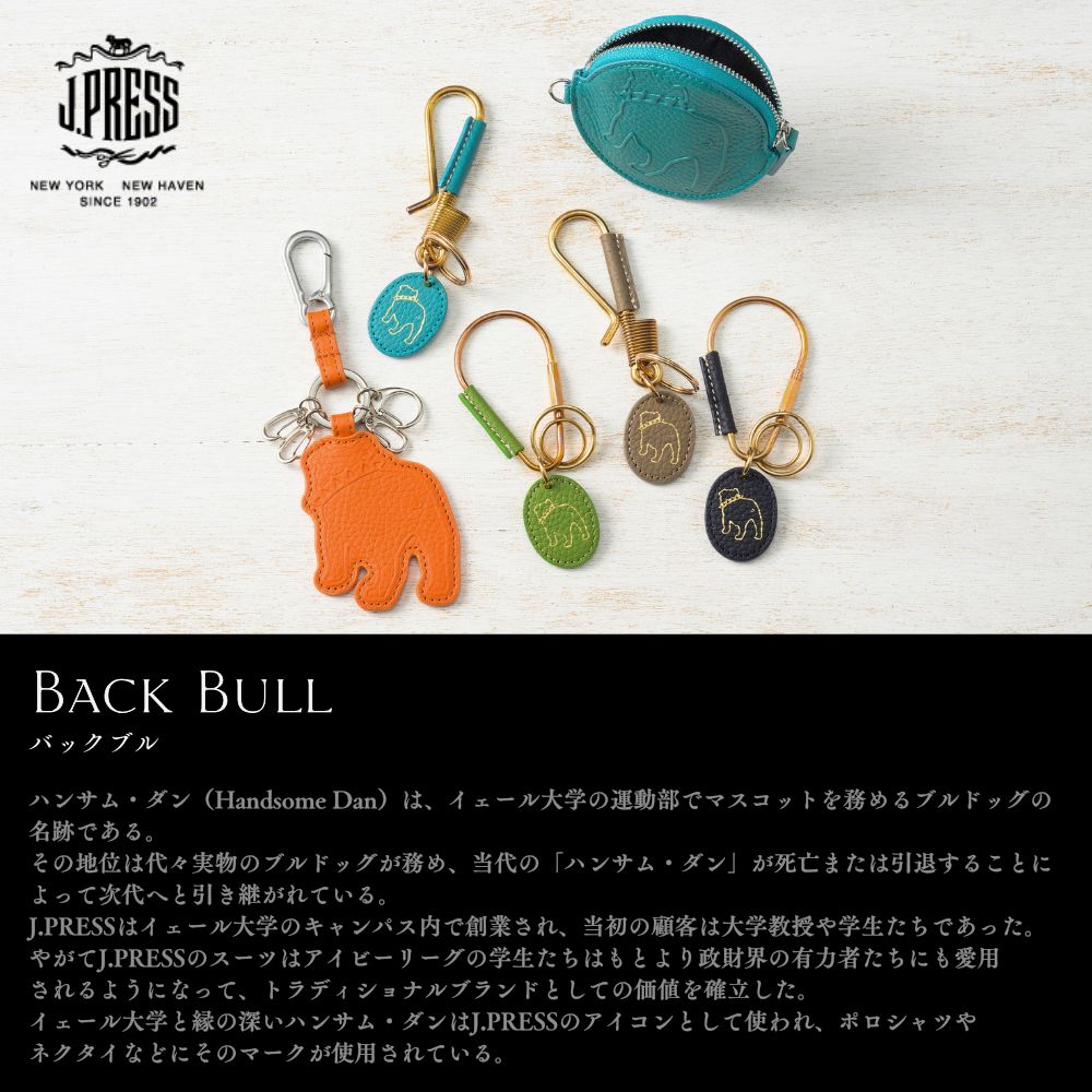 【J.PRESS】ＩＤカードケース■バックブル