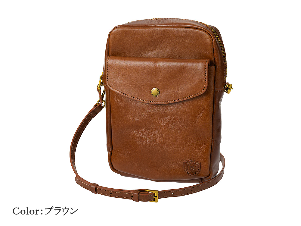 【BELLIES YORK】ショルダーバッグ■イタリアンレザー