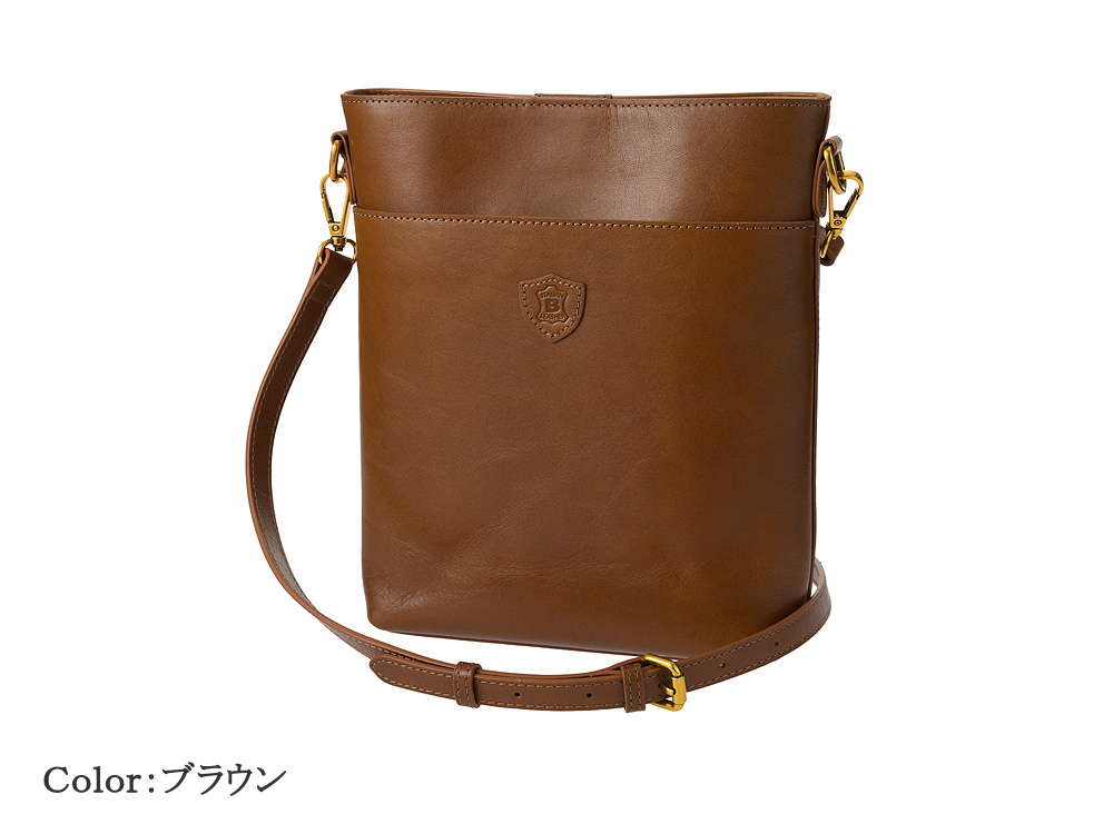 【BELLIES YORK】ショルダーバッグ■イタリアンレザー
