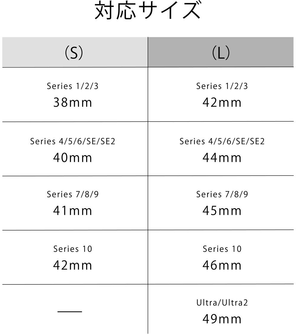【キプリス】ウォッチバンド(Apple watch対応)（Ｓ）■コードバンアクセサリーズ